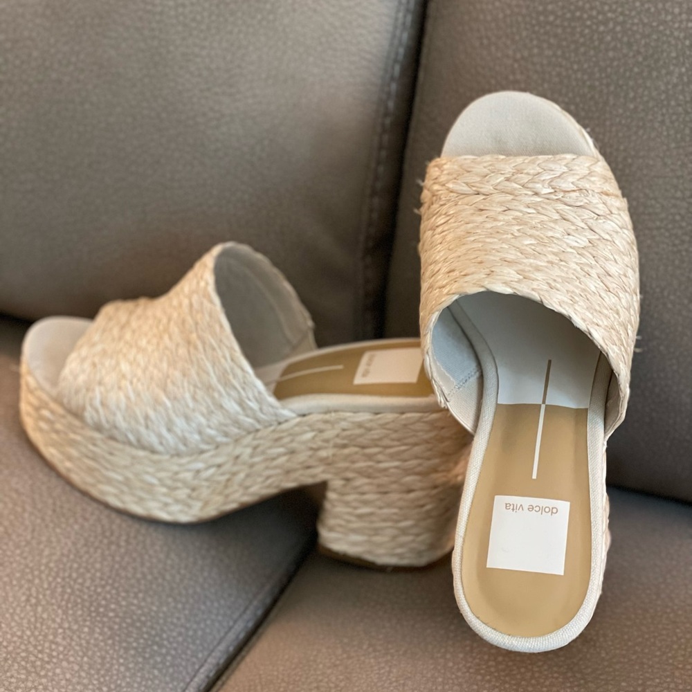 Raffia Heels